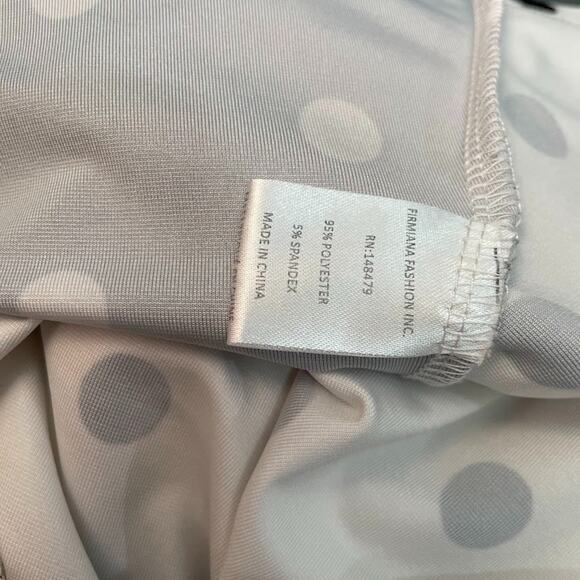 Lily by Firmiana Tunic Top Plus Size 4XL Black White Polka Dot Stretch Easy Care - Picture 7 of 11